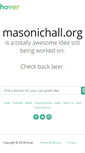 Mobile Screenshot of masonichall.org